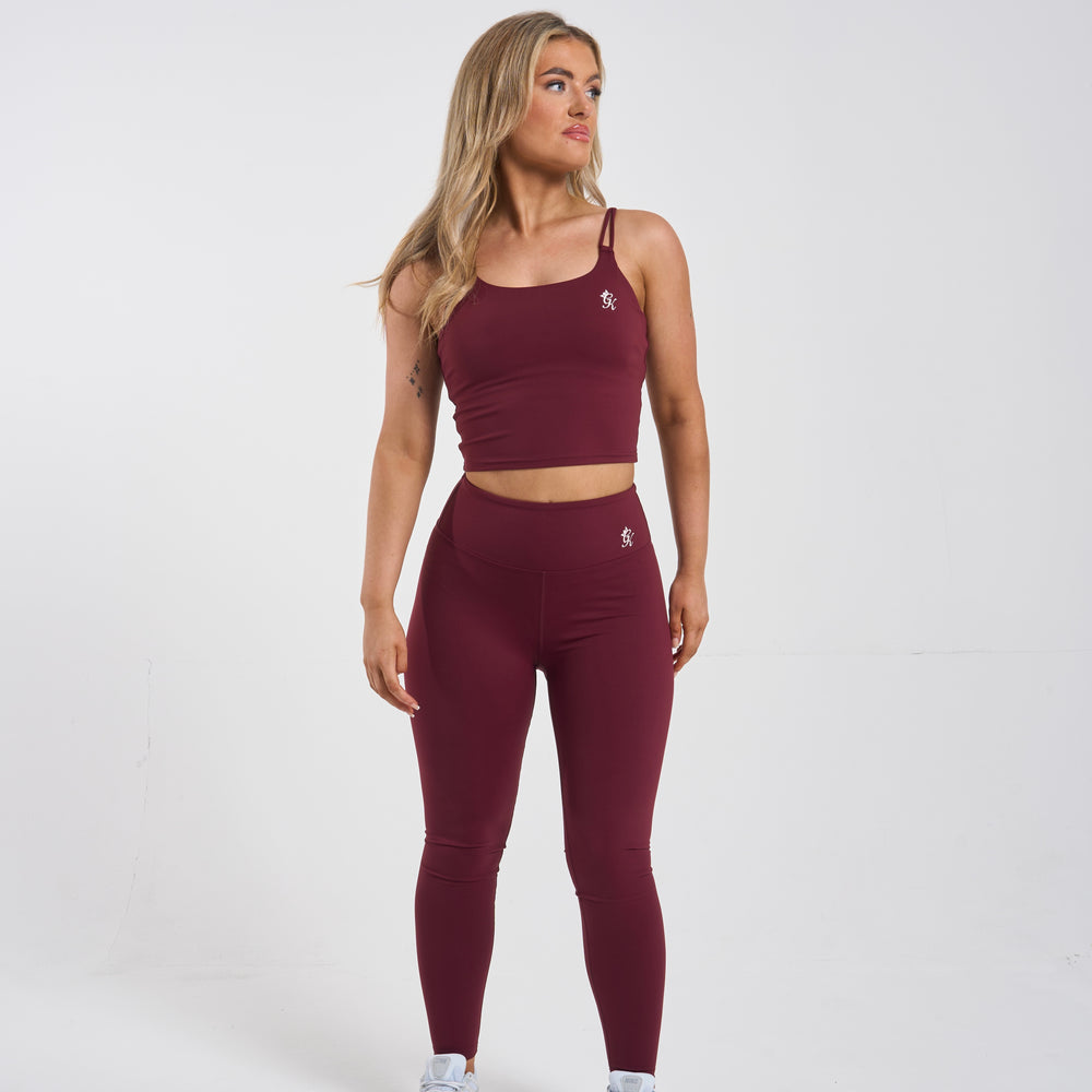 Gym King 365 Bra & Leggings  Set - Cherry
