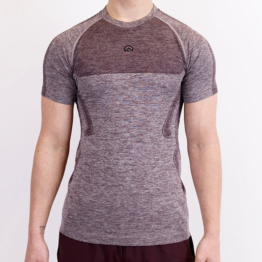 Flux Contour Seamless T-shirt - Grape