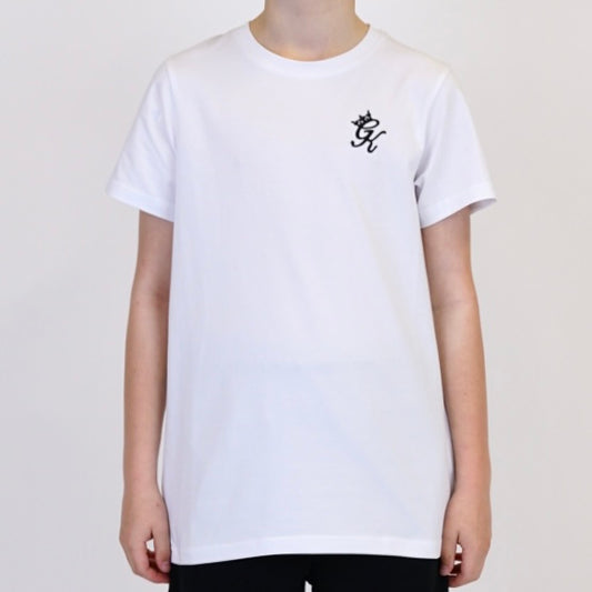 GymKing Fundamental Tee - White  (Junior)