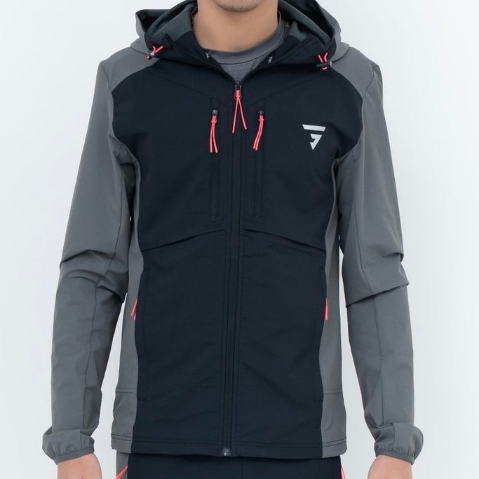 GRIID Edge Jacket - Grey / Black / Pink