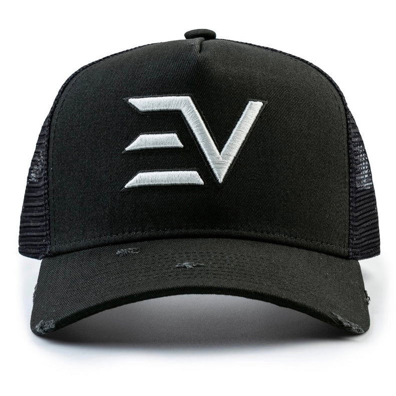 ENVI Logo Trucker Hat - Black / Graphite