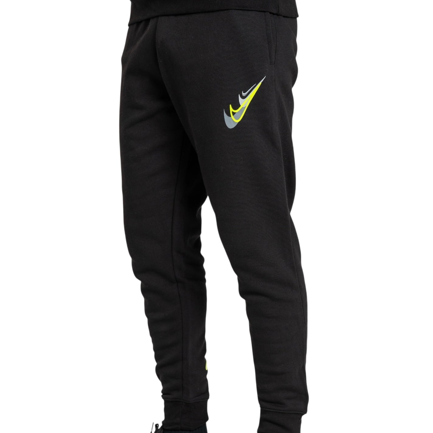 Nike Neon Swoosh Joggers Black