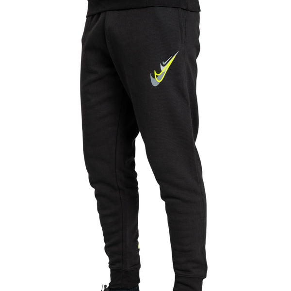 Nike Neon Swoosh Joggers Black