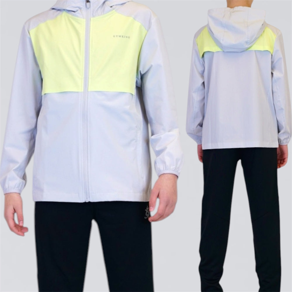 Gym King Advance  & Joggers Set  - Grey / Lime / Black  (Junior)