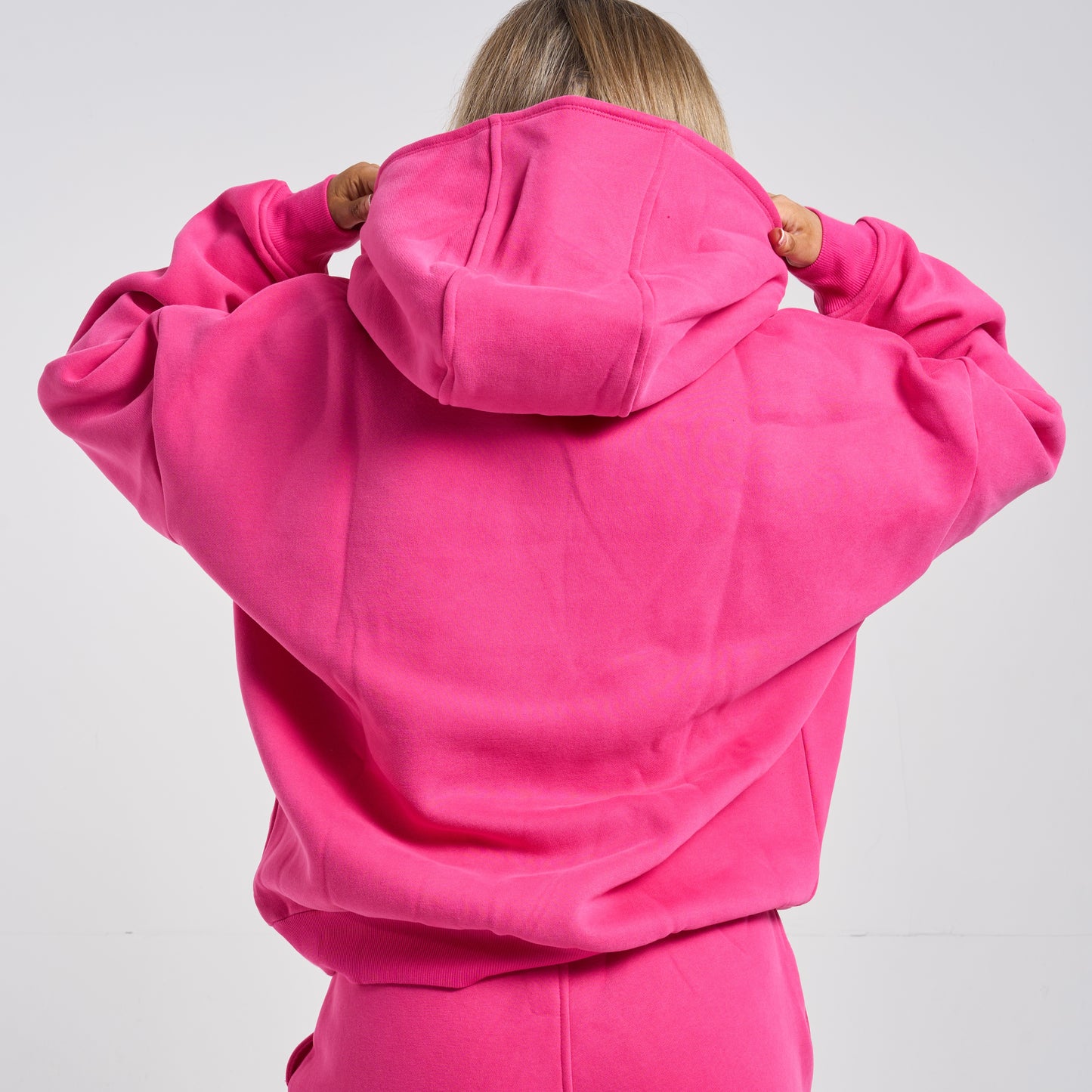 INFORM Hoodie & Joggers Oversized Recovery Set - Pink