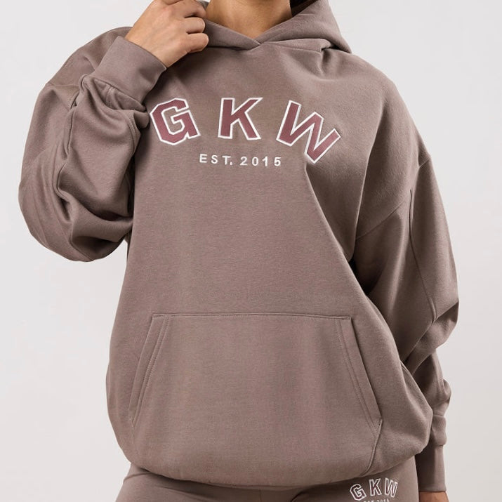 Gym King Oversized Hoodie - Truffle