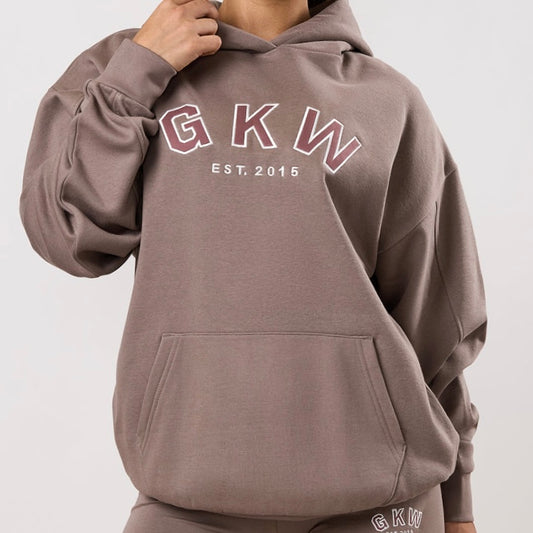 Gym King Oversized Hoodie - Truffle