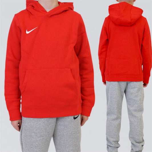 Nike Park Hoodie & Joggers Set - Red / Grey (Junior)