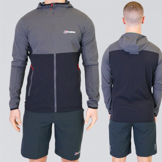Berghaus Theran & Terrain Set - Jacket & Shorts - Grey / Black