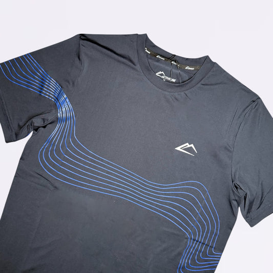 ActiveLine Wave Tee - Navy / Royal Blue