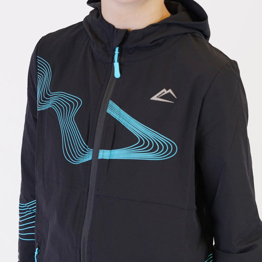 ActiveLine Wave Jacket - Black / Turquoise (Junior)