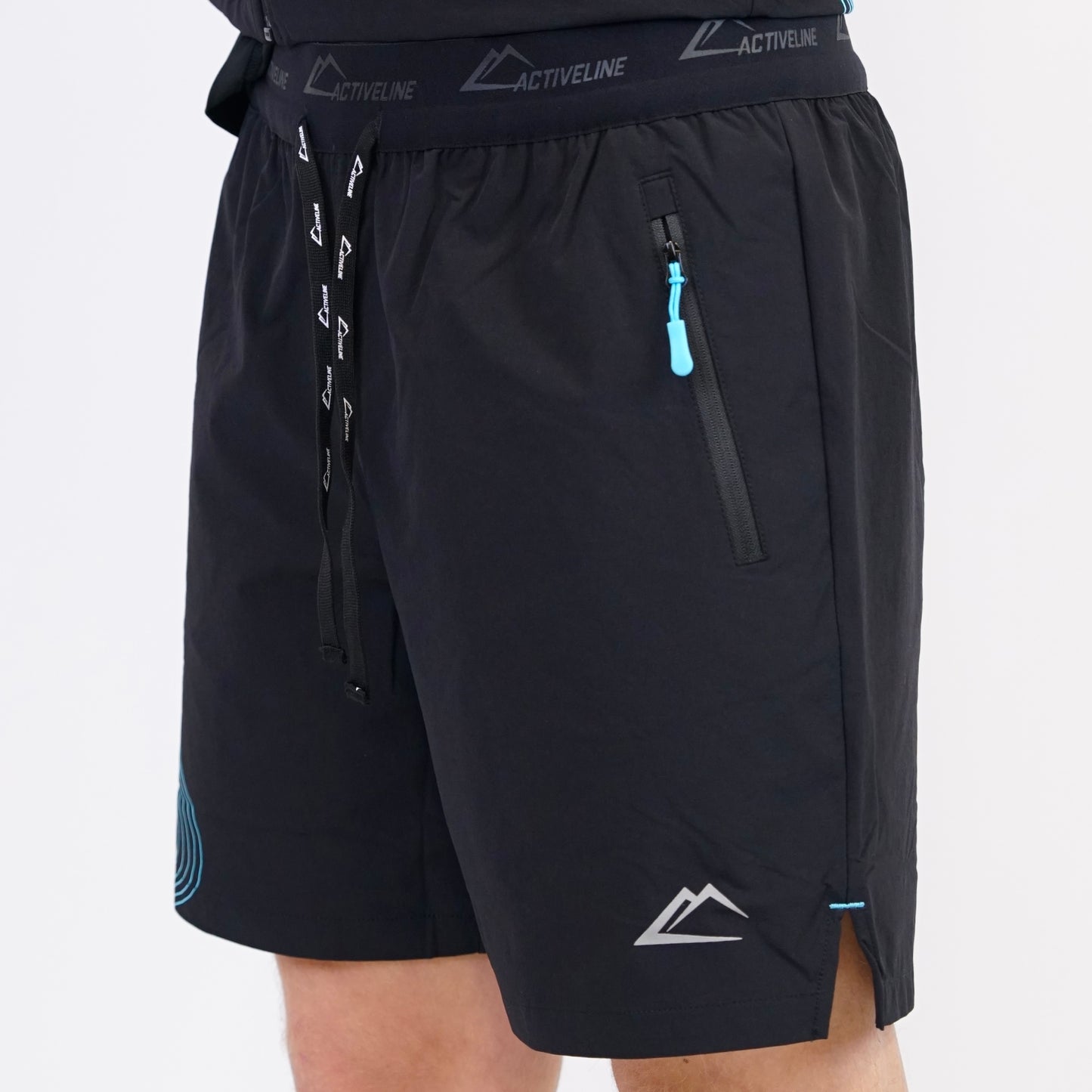 ActiveLine Wave Shorts - Black / Turquoise