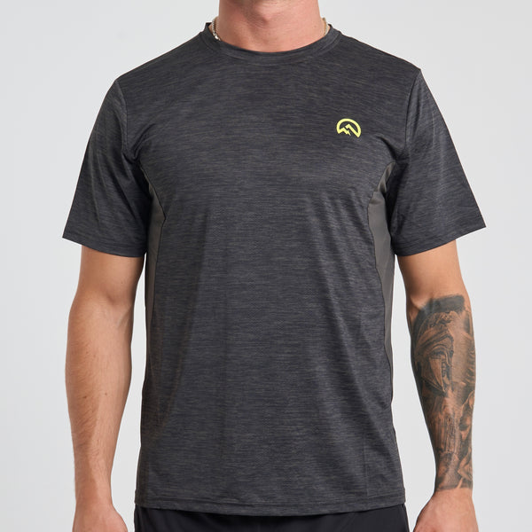 Flux Panel Tee - Black