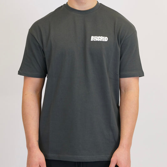 Bee Inspired By Greatness Tee - Charcoal