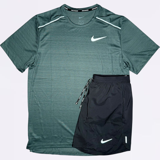 Nike Miler & Flex Set - Ash Green / Black