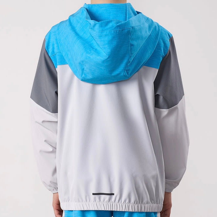 Gym King Vision Jacket - Blue / Grey (Junior)