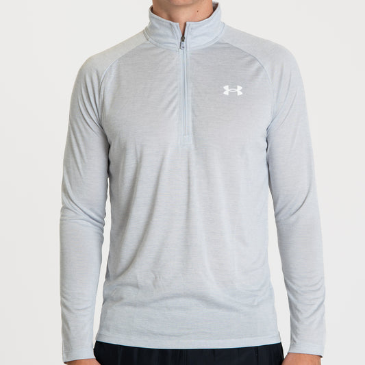 Under Armour Tech Half Zip - Light Grey