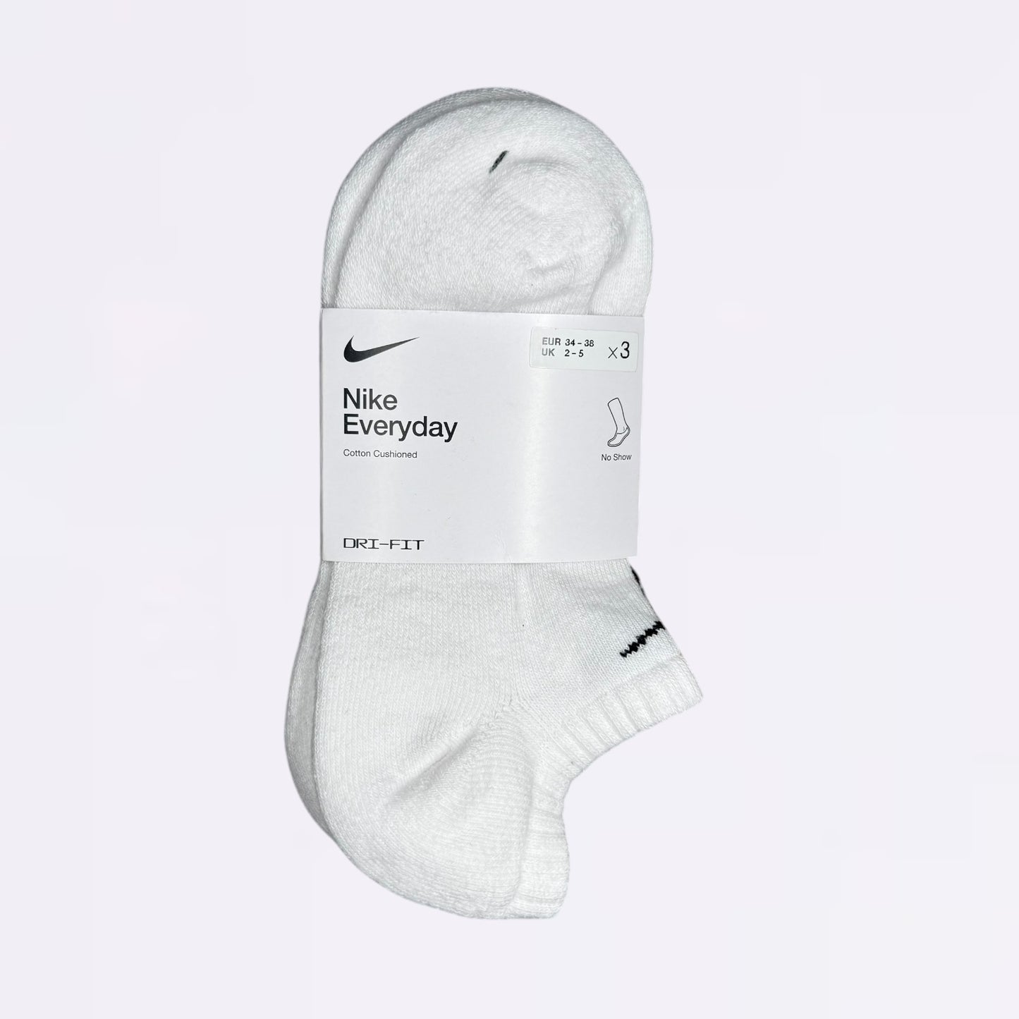 Nike Performance Lightweight Ankle Socks Black White Grey