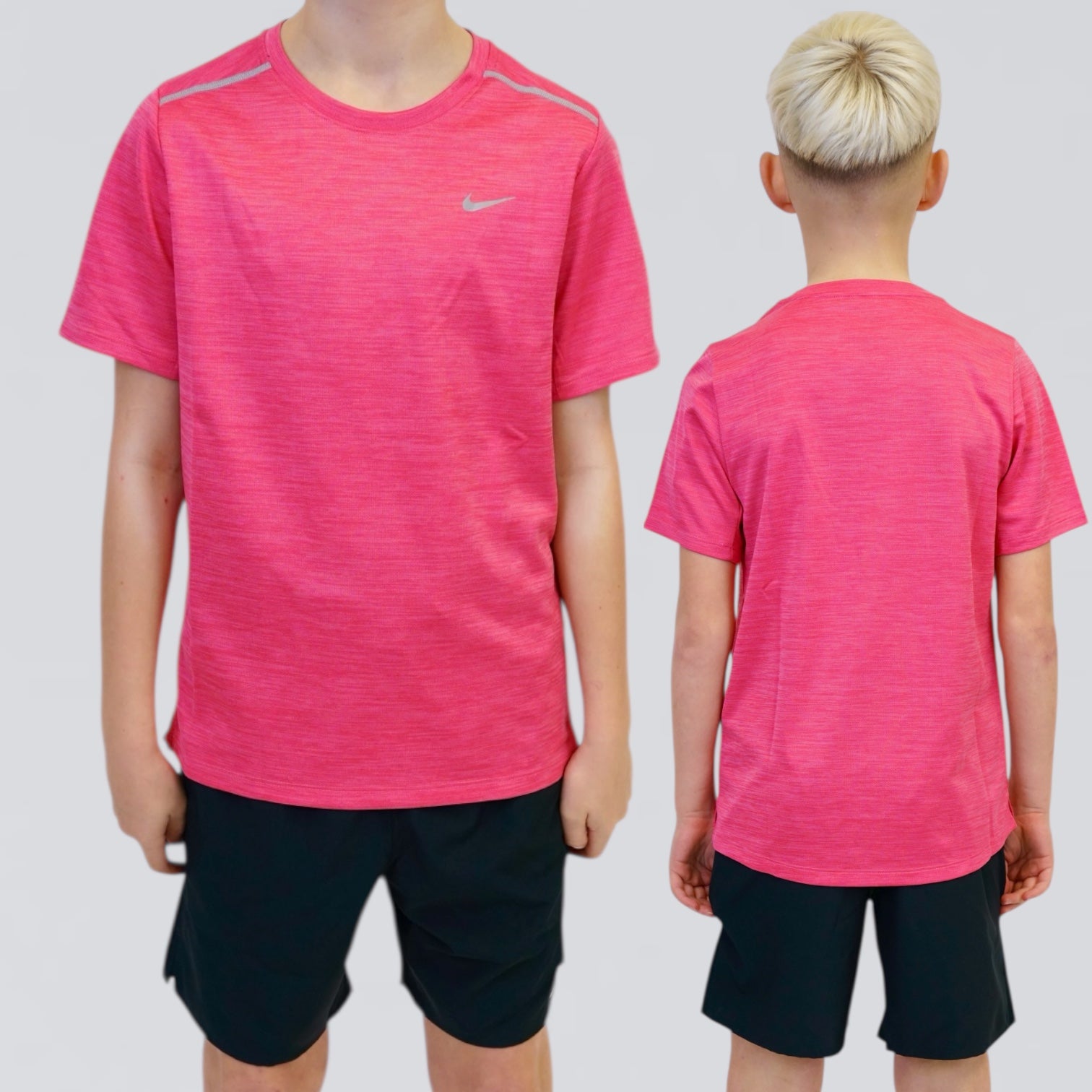 Nike Miler Set - Pink / Black (Junior) – RESTOCK3D