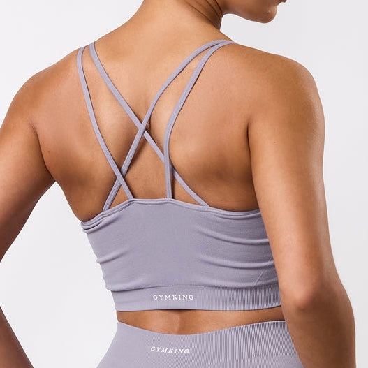 GymKing Power Lightweight Seamless Tank - Dusky Purple