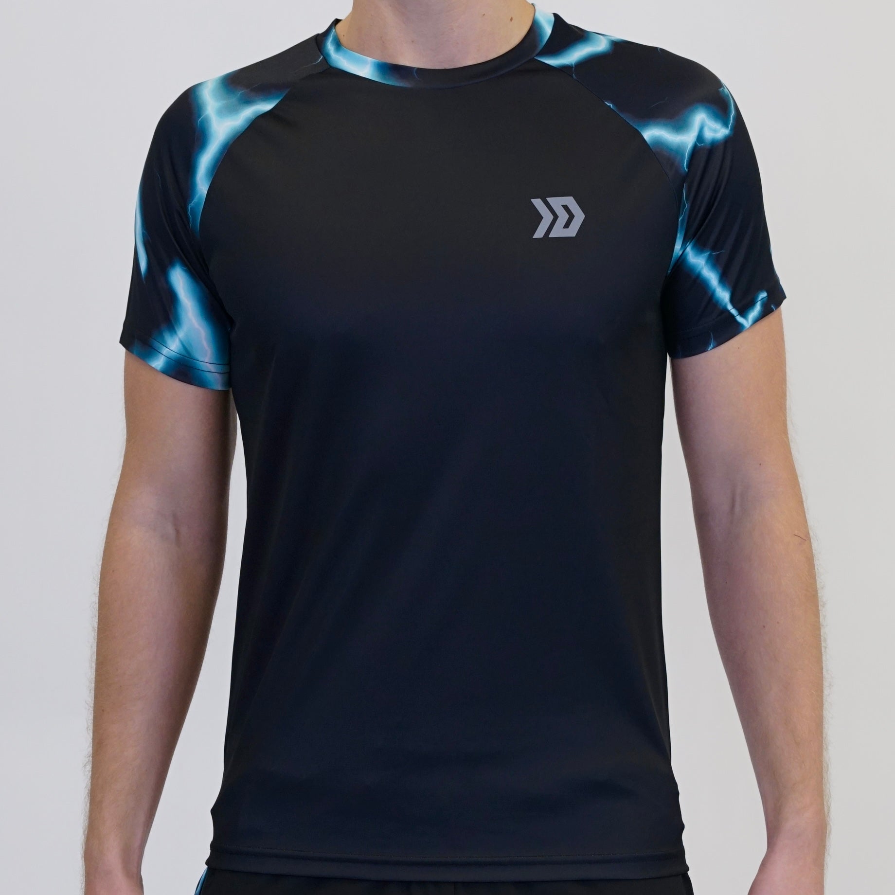 DASH Lightning Tee - Black / Blue