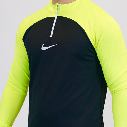 Nike Academy Pro Drill Half Zip Black / Volt