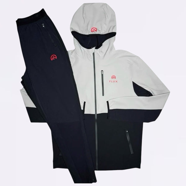 Flux Versatility Set - Jacket & Bottoms - Black / Grey / Red