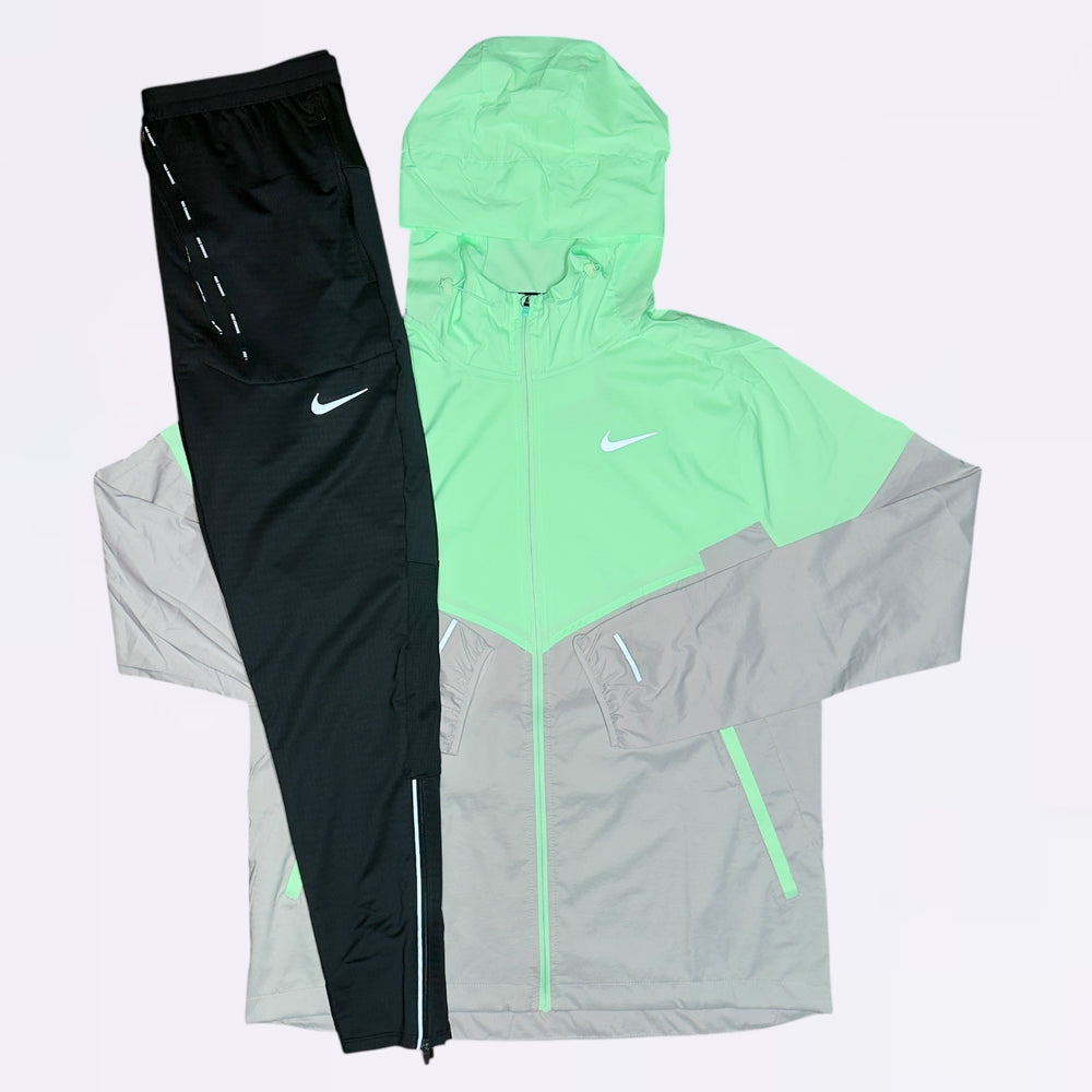 Nike Windrunner & Phenom Set - Jacket & Bottoms - Vapour / Black