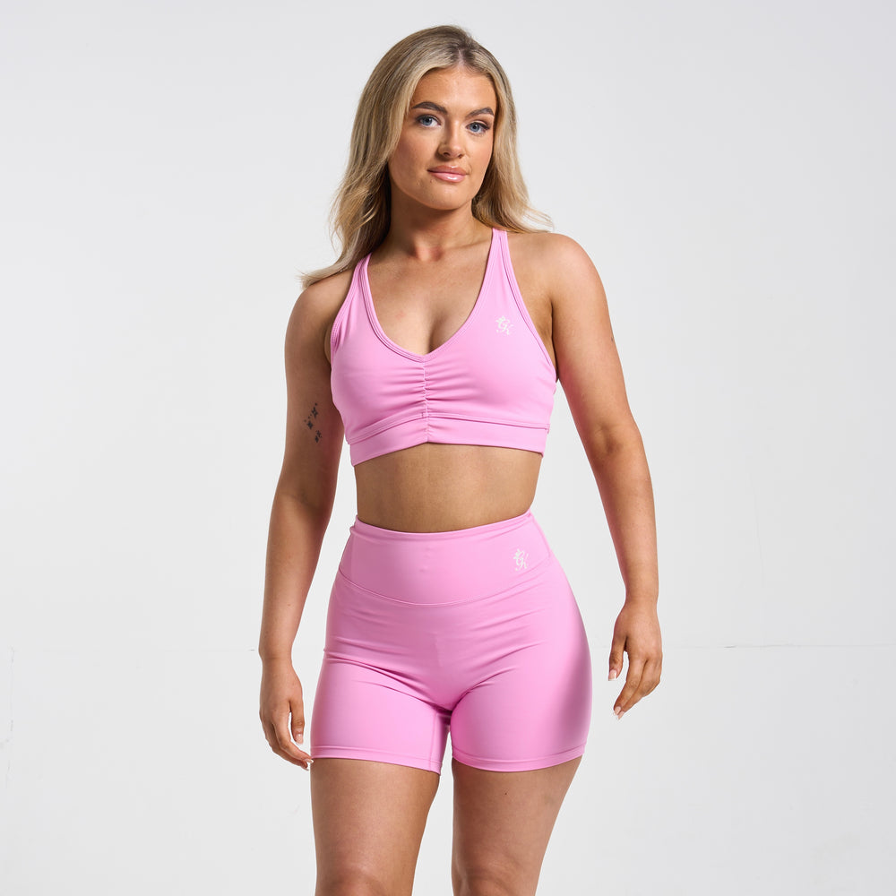 Gym King 365 Bra & Short Set - BubbleGum Pink