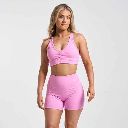 Gym King 365 Bra & Short Set - BubbleGum Pink