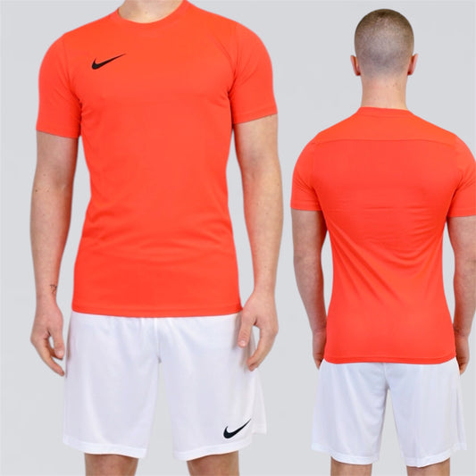 Nike Dri Fit Set - Crimson Red / White