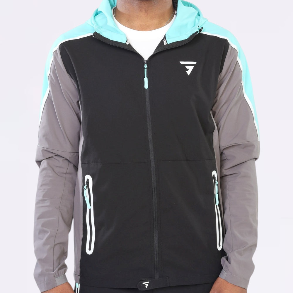 GRIID Reflect Windrunner - Grey / Aqua