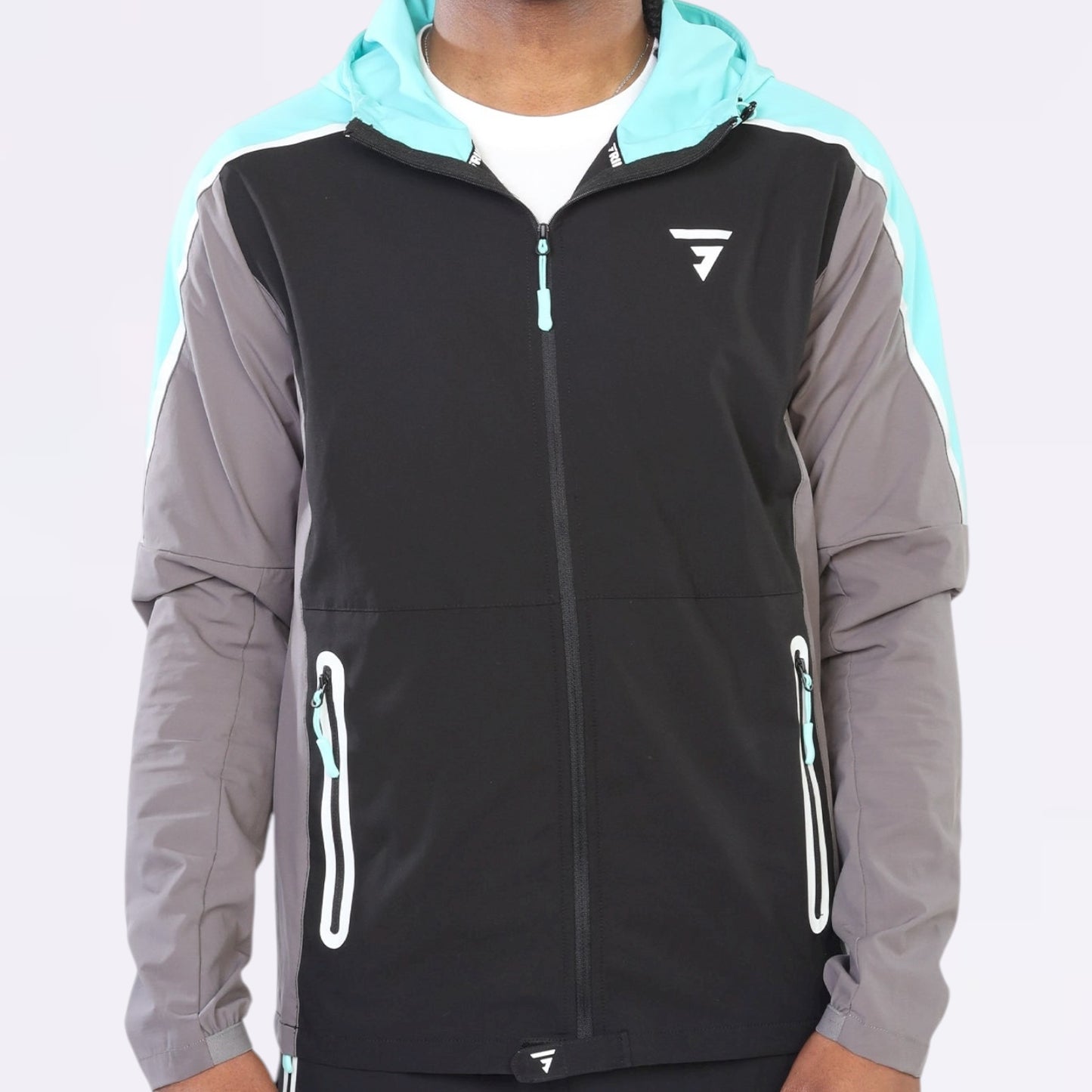 GRIID Reflect Windrunner - Grey / Aqua