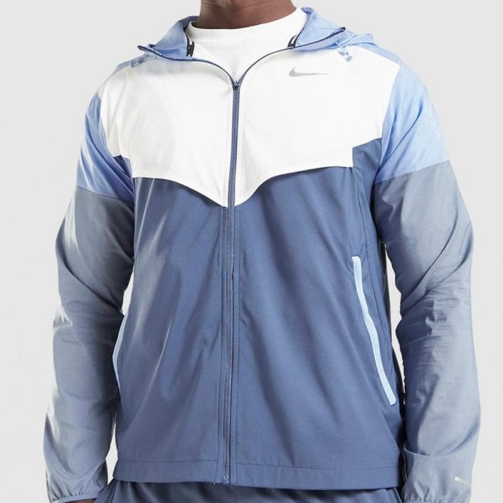 Nike Windrunner - White & Blue