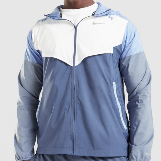 Nike Windrunner - White & Blue
