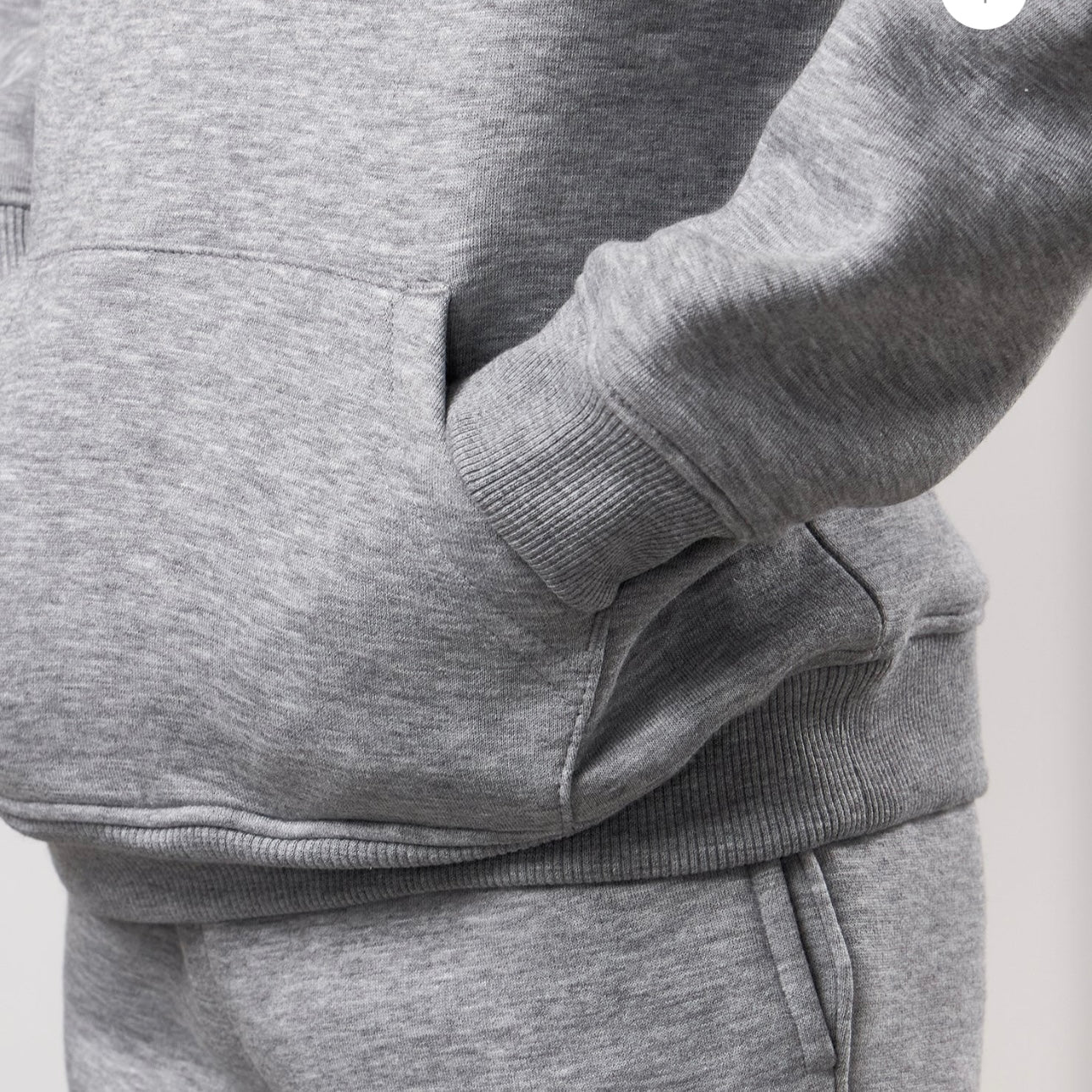 Gym King Fundamental Hood - Grey (Junior)