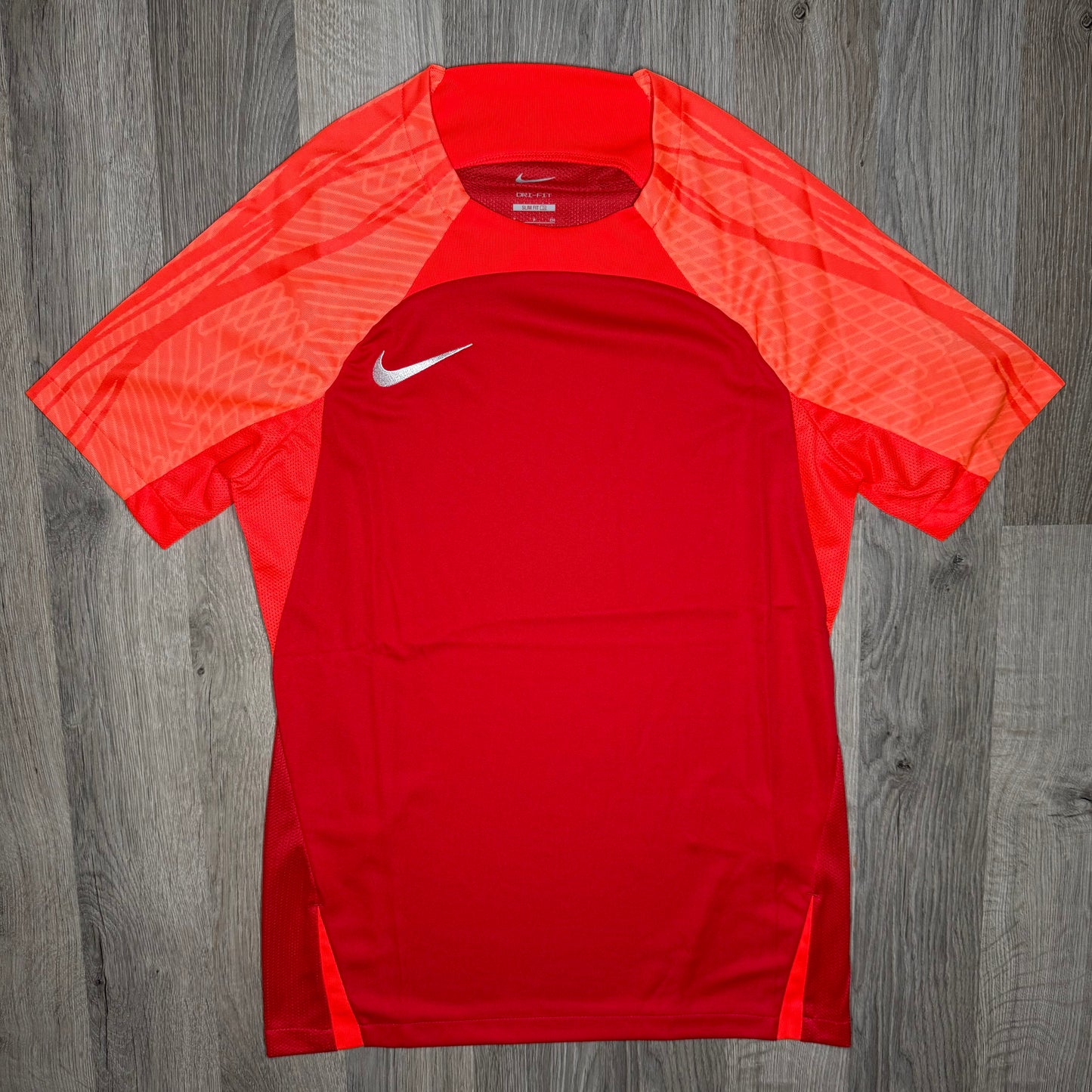 Nike Strike Set - Tee & Shorts - Crimson Red / Black