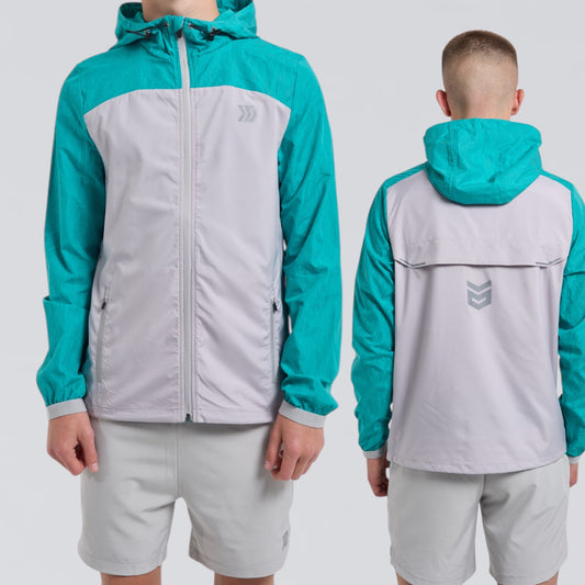 DASH Windrunner Set - Grey / Mint Green (Junior)