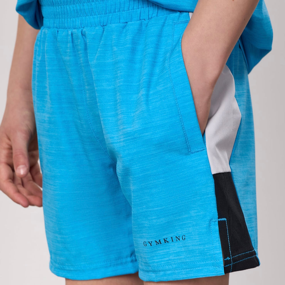 Gym King Vision Shorts - Potofino Blue (Junior)