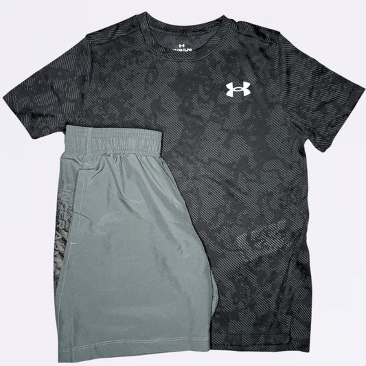 Under Armour Jacquard Set - Black / Grey (Junior)