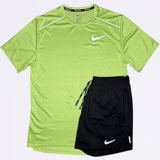 Nike Miler & Flex Set - Kiwi / Black