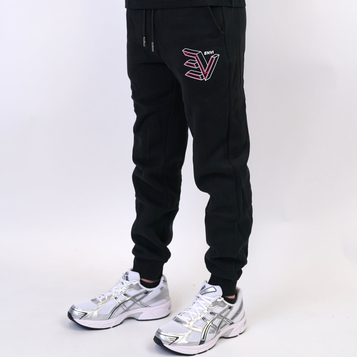 ENVI Concave Set - Hoodie & Bottoms - Black / Pink