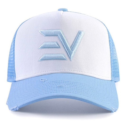 ENVI Logo Trucker Hat - Blue / White