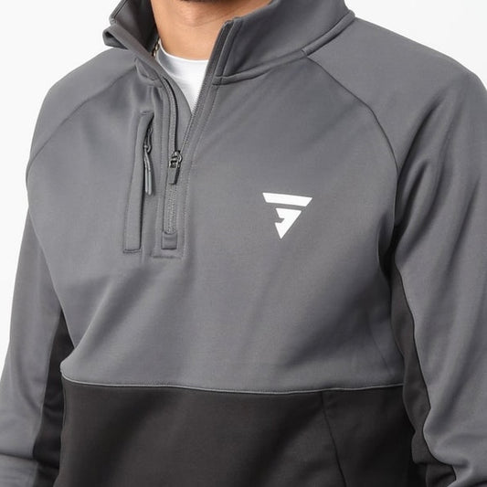 GRIID 2.0 Cushy Half Zip - Black / Grey