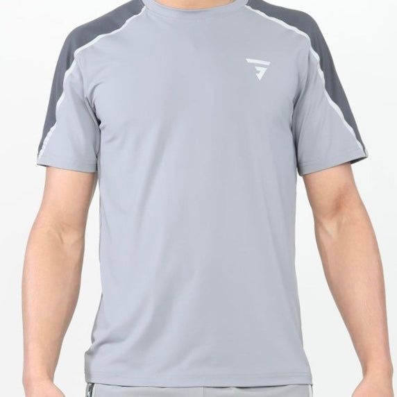 GRIID Reflect Tee - Grey / Aqua