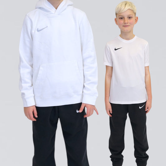 Nike Park 3 Piece Set - White / Black (Junior)