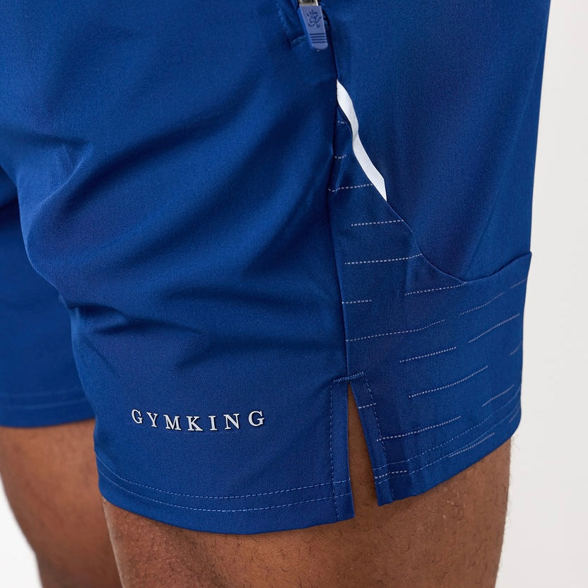 GymKing Stamina Performance Short - Blue