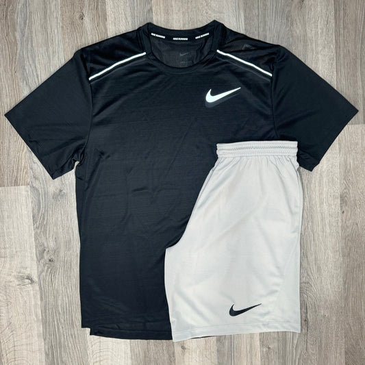 Nike Miler & Dri-Fit Set - Black / Grey