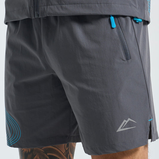 ActiveLine Wave Shorts - Grey / Baltic Blue
