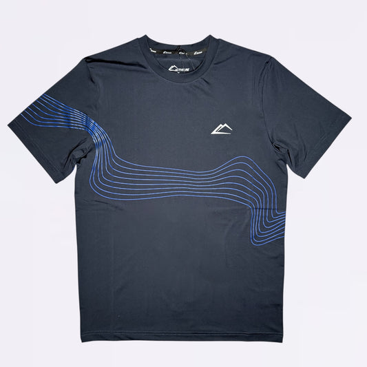 ActiveLine Wave Tee - Navy / Royal Blue
